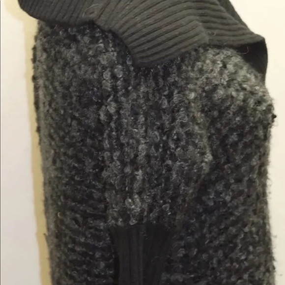 AX Armani Exchange Women Sweater Carpet Black XS Double Breasted Wool Cotton - Picture 6 of 7